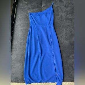 Blue asymmetrical dress💙